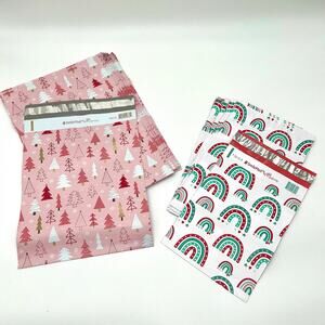 CHRISTMAS WRAPPING BAGS, Polymailers, 40 Pieces